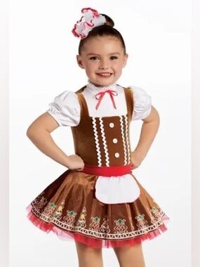 Weissman Showtime Gingerbread Girl dress